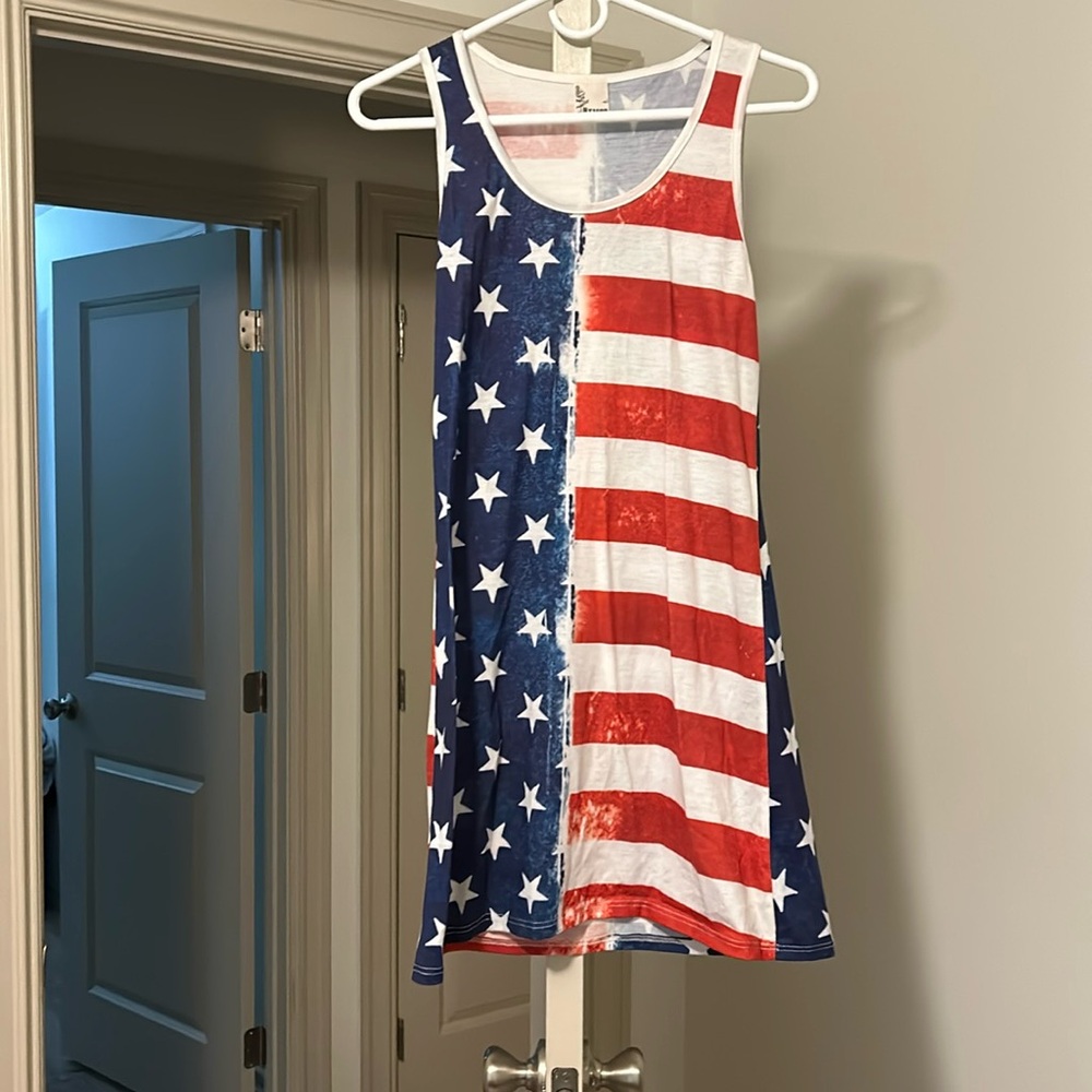 American Flag dress size small